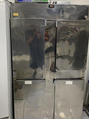 Refrigerador comercial 4 portas inox refrimate 220V - Foto 2