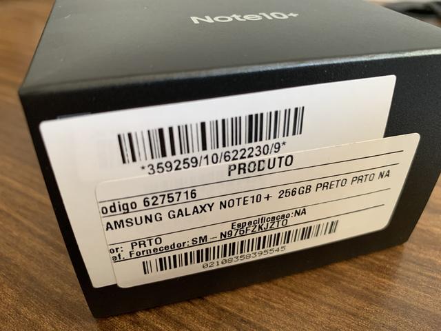 Galaxy Note 10 Plus 256Gb - Zerado
