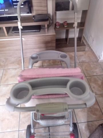 Carrinho de bebê menina e bebê conforto - Foto 3