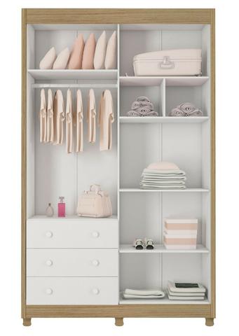 Quarto de bebê Armário, Cômoda e Berço Cloe - Lisi *NOVO - Foto 6