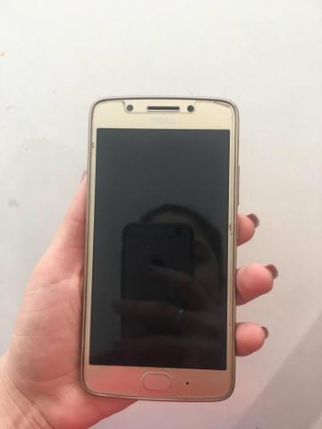 Moto g 5 dourado em ótimo estado