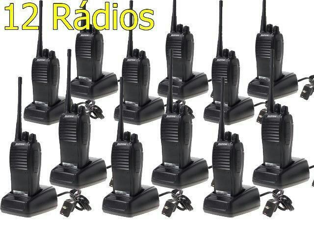 Kit 12 Radios Comunicadores Baofeng Walk Talk Baofeng 777s
