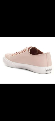 tenis coca cola basket floater low rosa