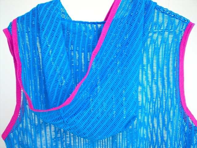 Blusa G Azul Academia Saida de praia Estilo telinha passeio liquida ponta de estoque - Foto 3