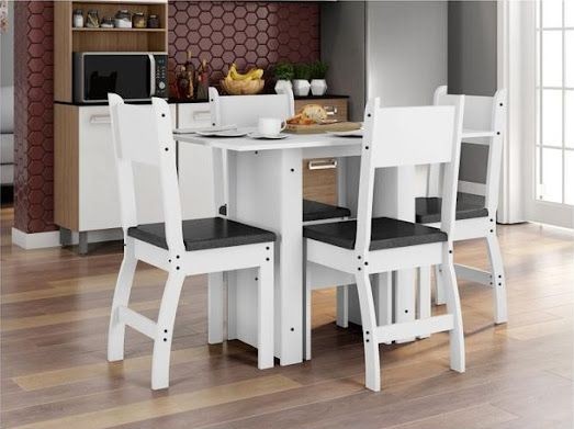 Sala cozinha mesa 4 lugares 