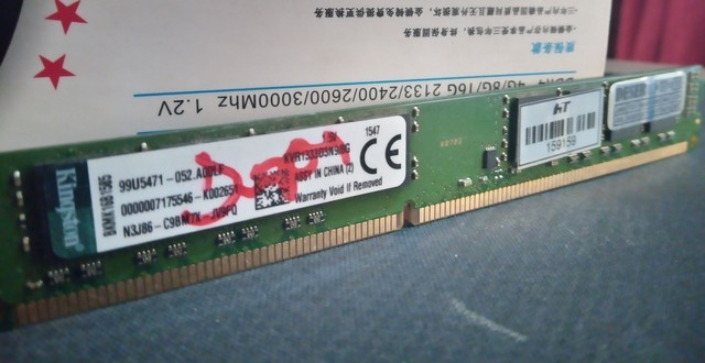 Memória Kingston 8GB DDR3 