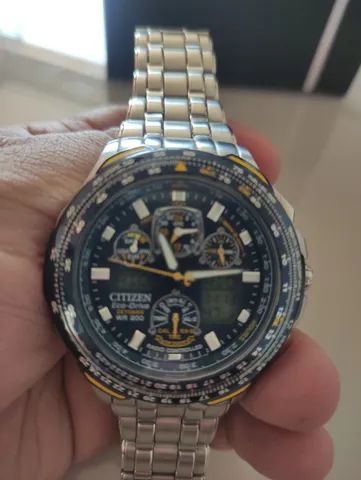 Relógio Citizen Blue Angels Skyhawk Ecodrive Jy0040-59l - Foto 2