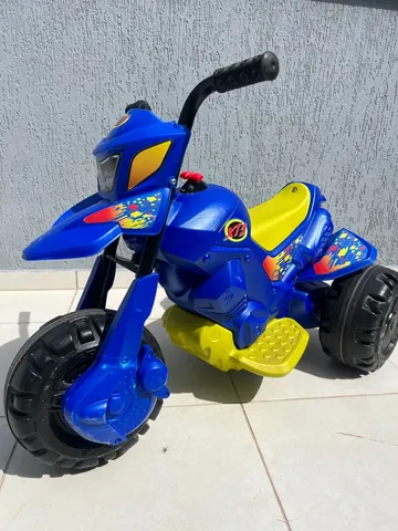 Mini Moto Elétrica Infantil Motorizada 6V Street Azul ou Branca - Clubinho  do Desconto