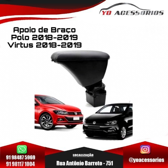 Encosto descanso braço apoio Polo 18 19 Virtus 18 19