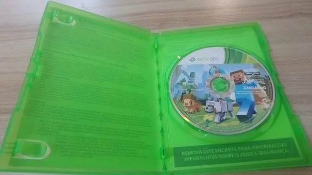 Minecraft - Xbox 360 - Mídia Física Original - Videogames - Centro, Campo  Grande 1249857461