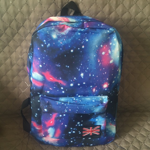 Mochila de Lona Universo/Via Láctea - Estudantil, Básica - Foto 6