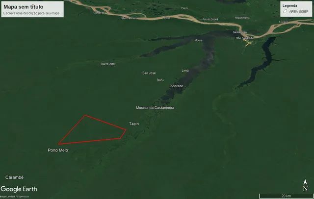 Fazenda com 22500 hectares em Coari/AM, área de mata virgem, sem acesso terrestre, somente - Foto 2