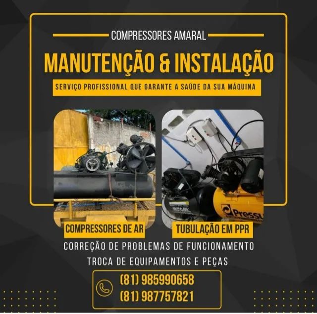 compressor 20,40 e 60 pés trif. 220 e 380V - Foto 3