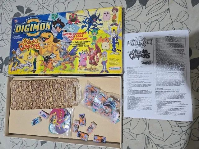 Jogo Tabuleiro Digimon - O Vale dos Campeões (unidade 2)