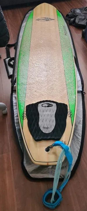 Prancha Funboard Mormaii 7'6 semi nova e capa