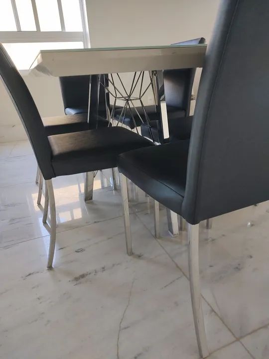Mesa de jantar com 6 cadeiras - Foto 2