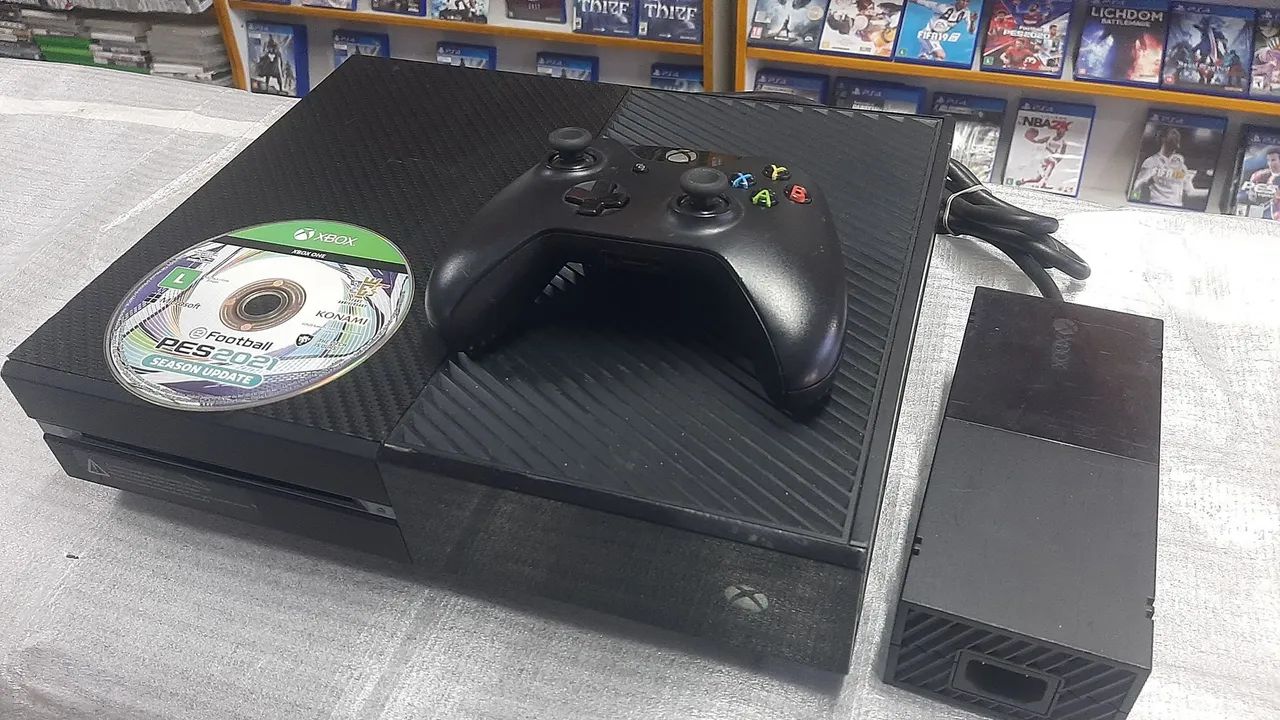 ONE 500GB + PES 2021. GARANTIA PARCELO 12X. LOJA FISICA.