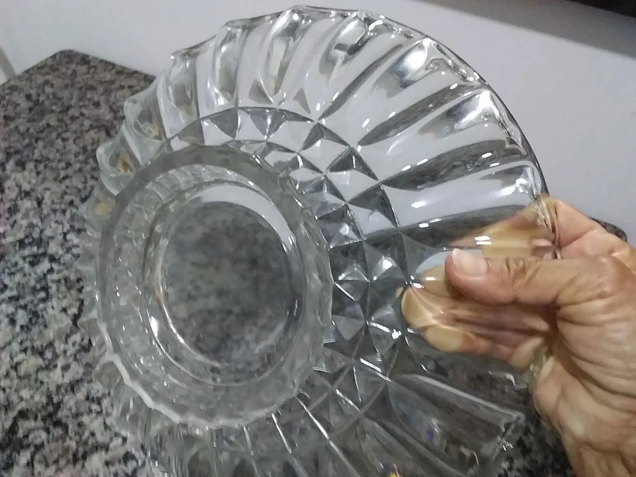 Fruteira vidro antiga - Foto 4