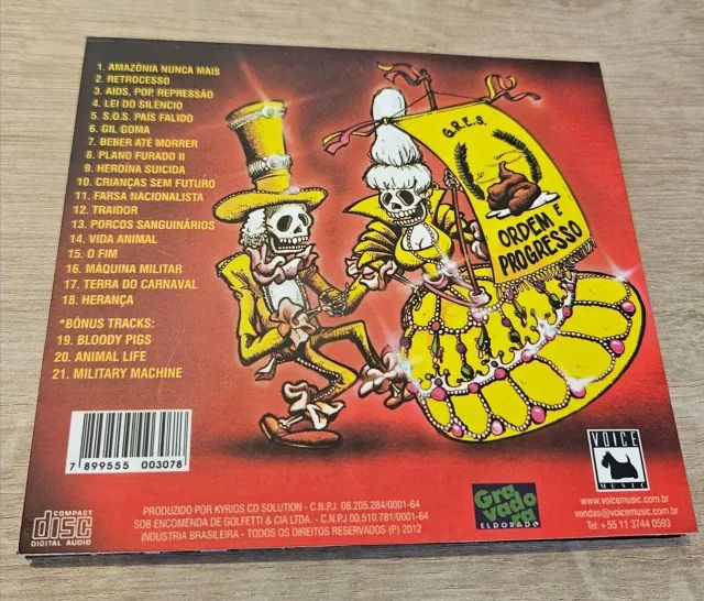 2 Cds Ratos de Porão - Anarkophobia e Brasil - Digipacks - Foto 4