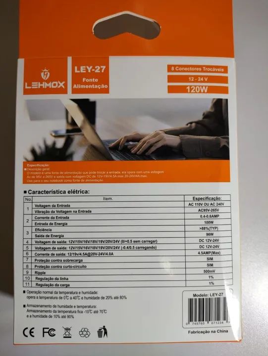 Carregador de Notebook Universal Portátil  - Foto 4