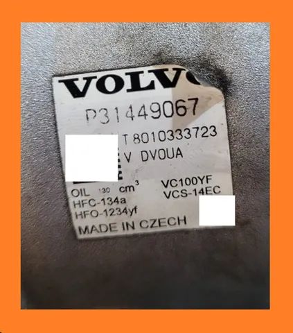 Compressor Ar Condicionado Volvo Xc60 2018 2019 2020 2.0 T5 - Foto 4