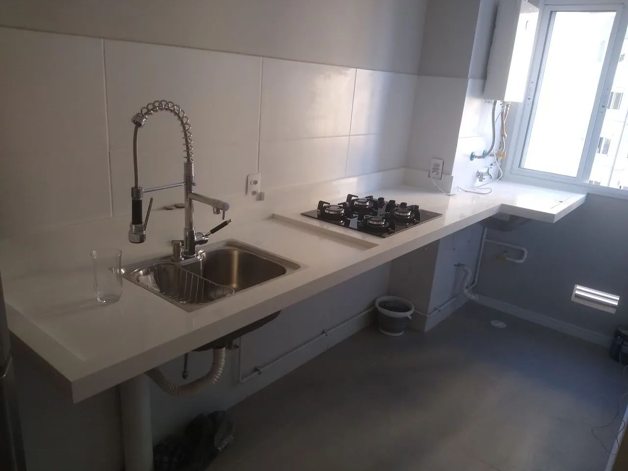 pia escupida em porcelanato  - Foto 3