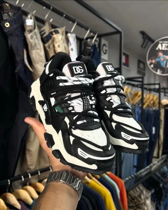 Tênis Branco Sapatenis Dolce Gabbana Masculino Tenis Gabbana