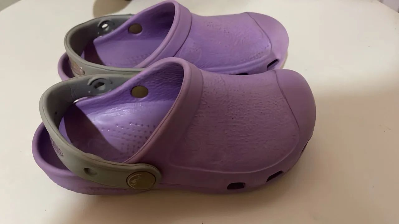 Crocs Rosa Tamanho 21/22 - Foto 3