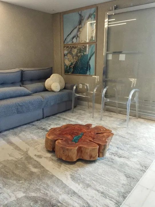 Mesa de centro madeira rústica  - Foto 3