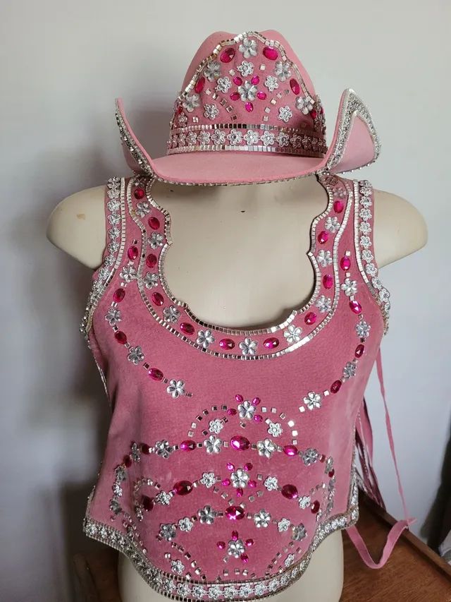 Traje luxo rainha rodeio 