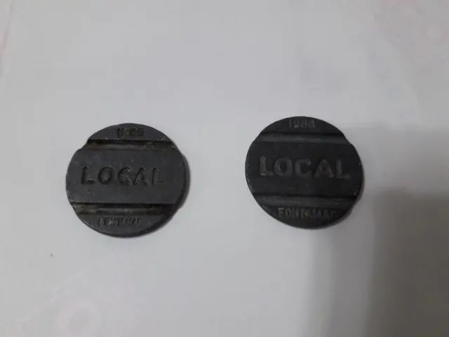 Ficha Telefônica - peça de coleção - Foto 2