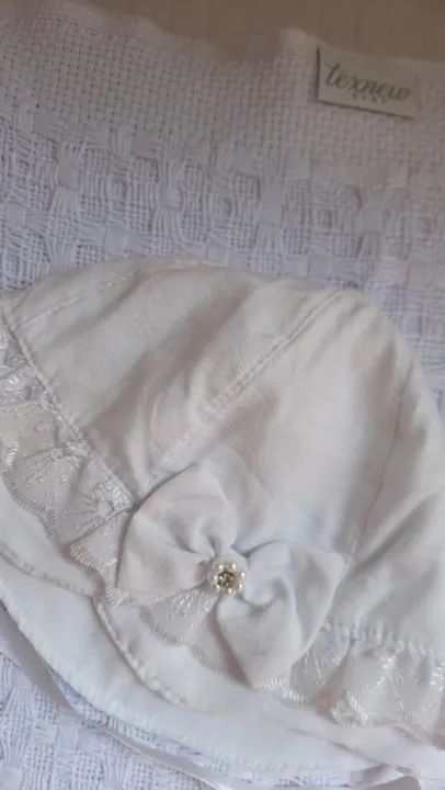 Manta bebê batizado - Foto 3