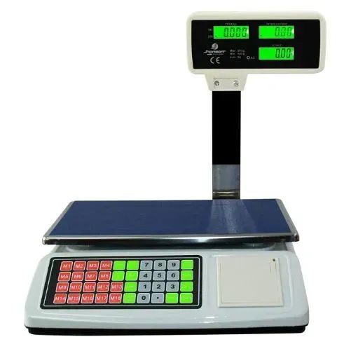 Balança 50kg Digital Impressora Térmica Bateria 18 Memórias