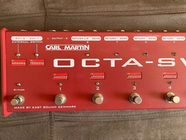 Pedal controlador octa switch carl martin