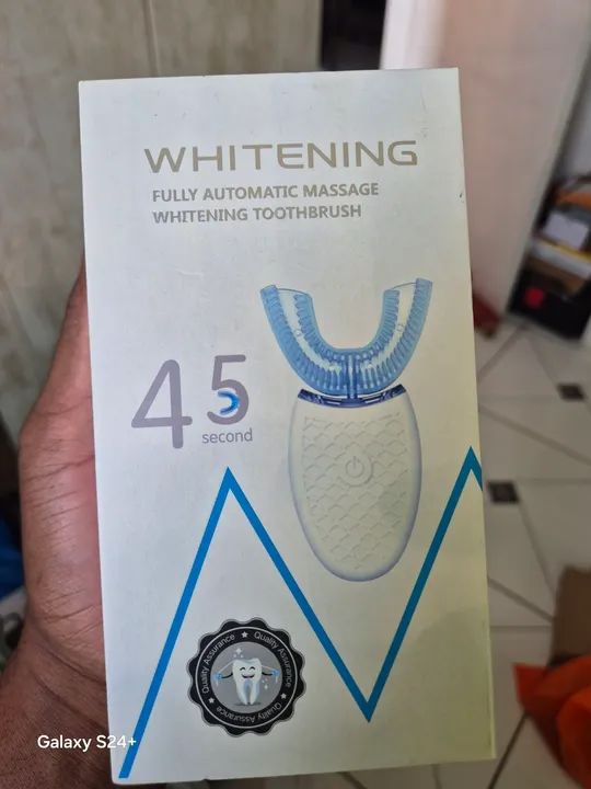 Escova de dentes elétrica para clareamento dental