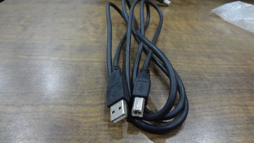 Cabo USB Impressora USB novos e usados - Foto 4
