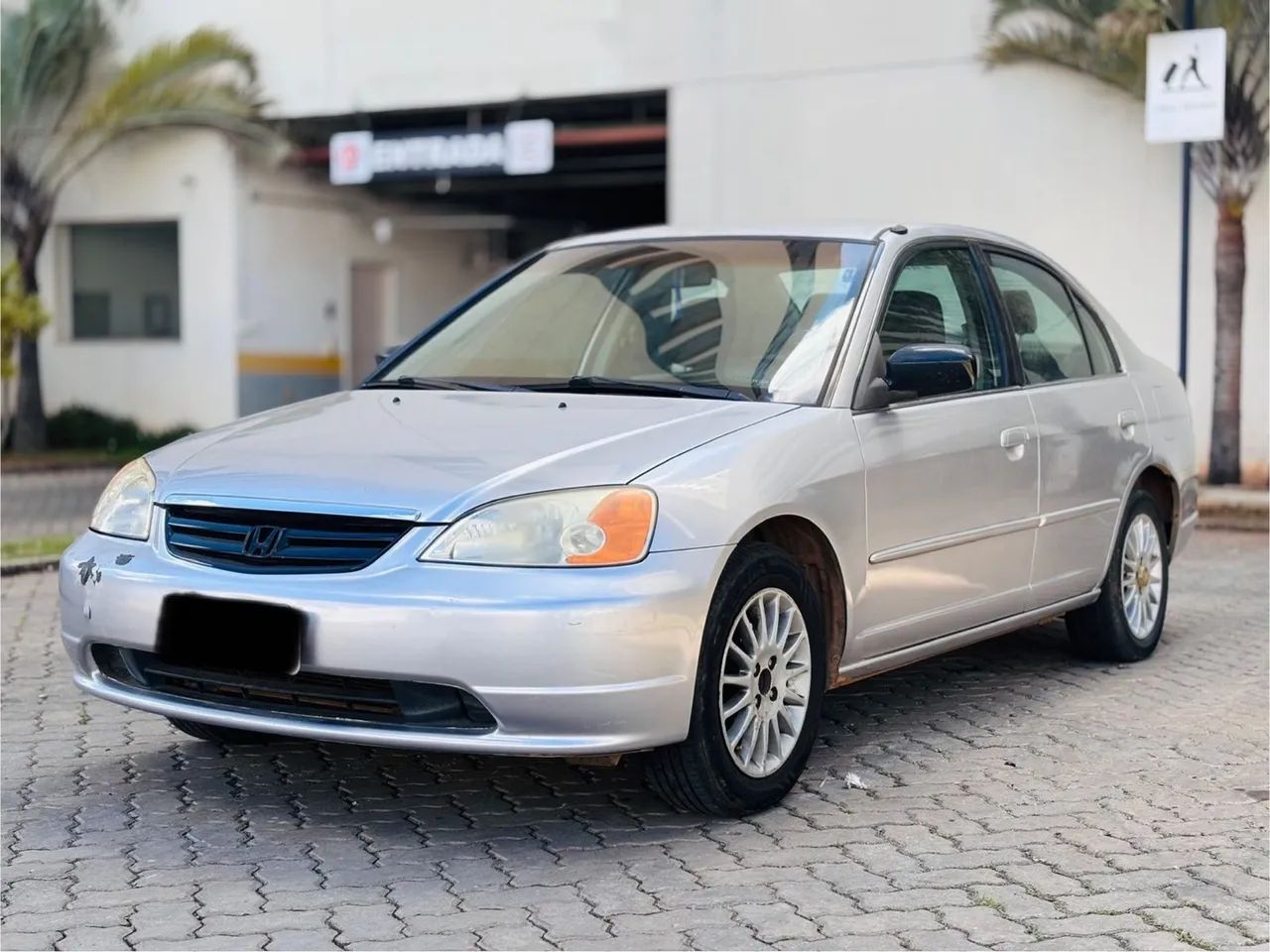 Civic 2002 EX Automático Completo Aceito Troca Por Carro