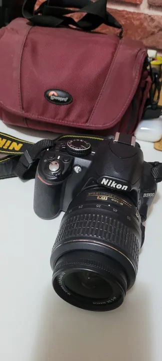 Câmera Nikon D3100 com Lente 18-55mm - Foto 4