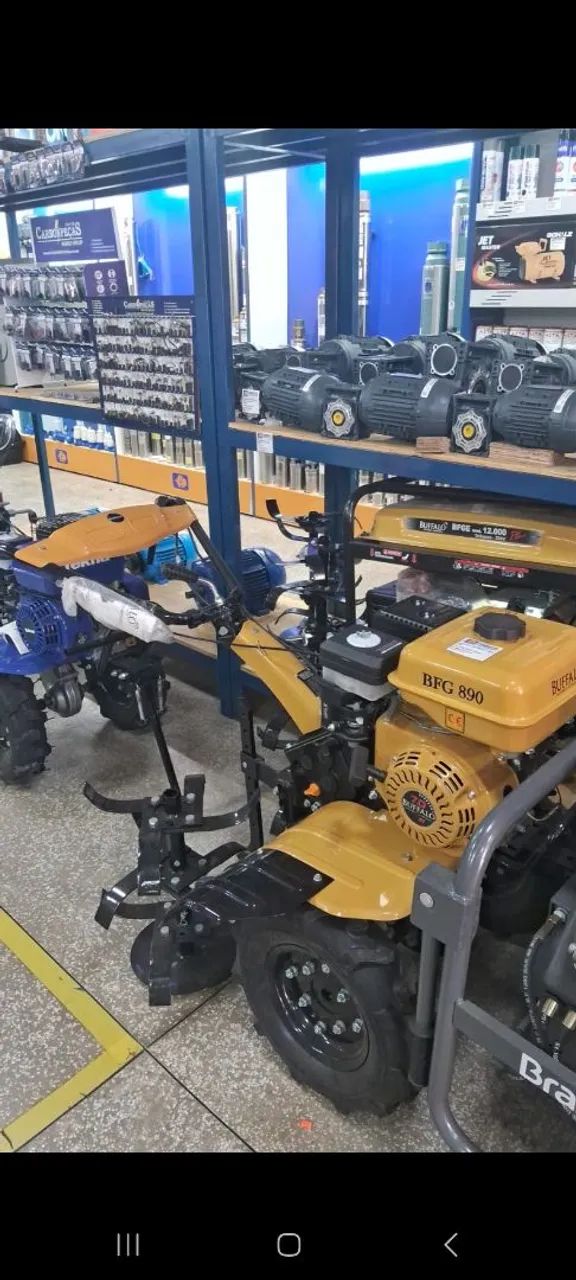 MOTOCULTIVADOR A GASOLINA 6,5L BFG 890 BUFFALO