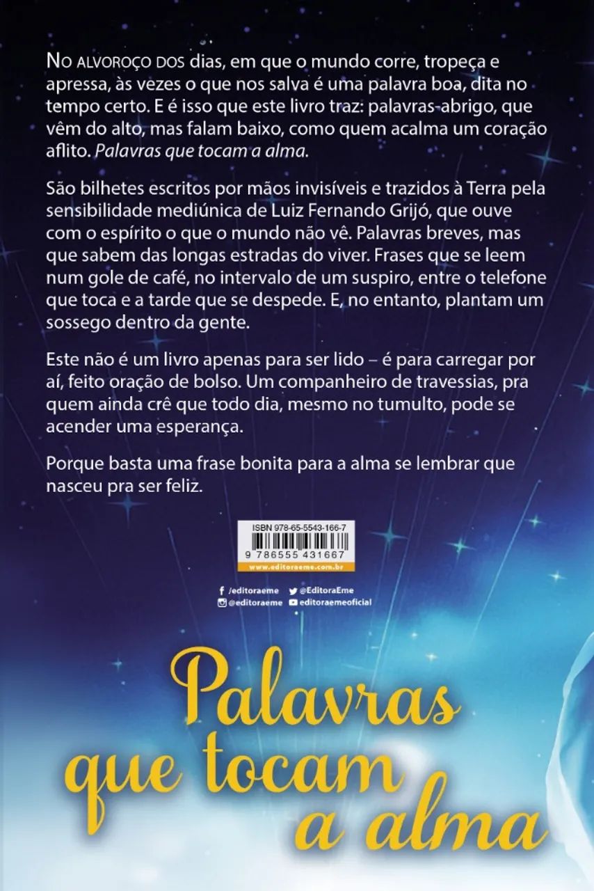 Livro Palavras que Tocam a Alma - Foto 3