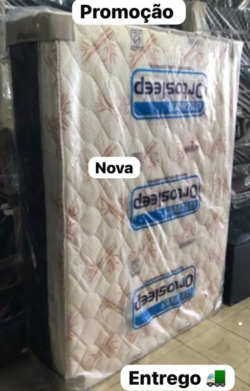 Cama box casal nova 