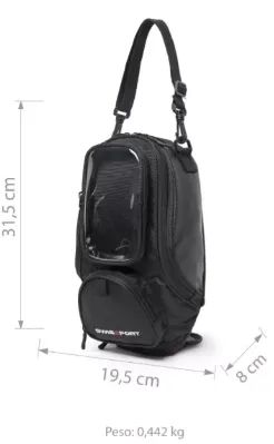Bolsa Alforge Tanque Moto Com Imãs Masculina Reforçada Cor Preto - Foto 2