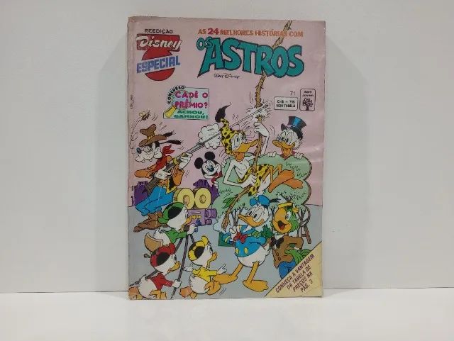 HQ Disney Especial Os Astros nº 71 - Ano de 1992