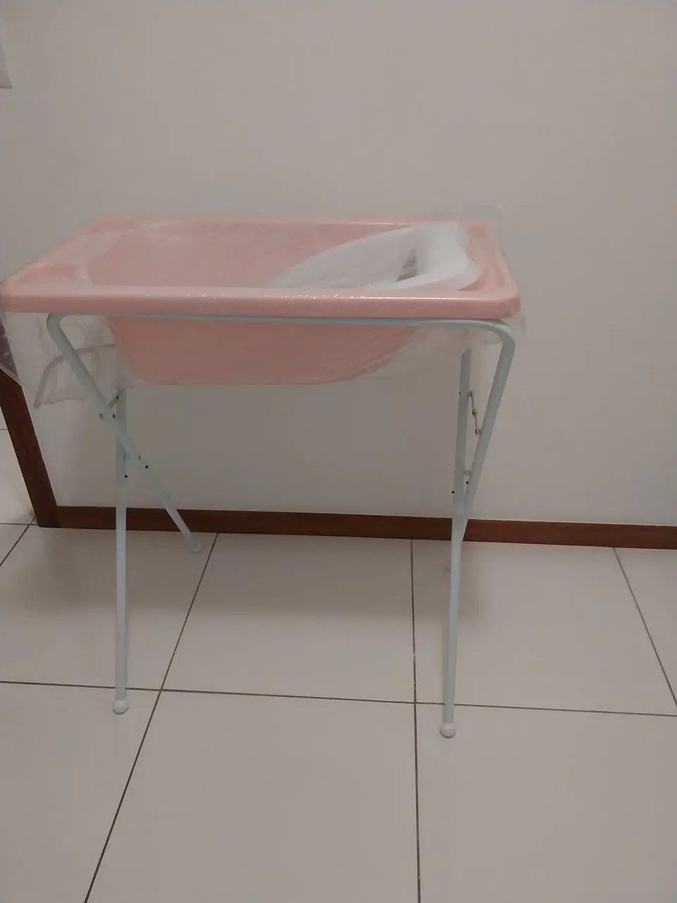 Banheira para Bebê com Suporte Dobrável - Foto 3