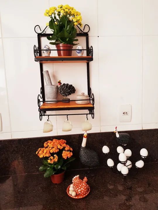 Prateleira com porta xícaras  - Foto 5