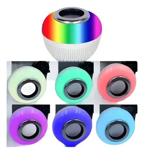 Lâmpada LED RGB com Bluetooth e controle remoto - Foto 4