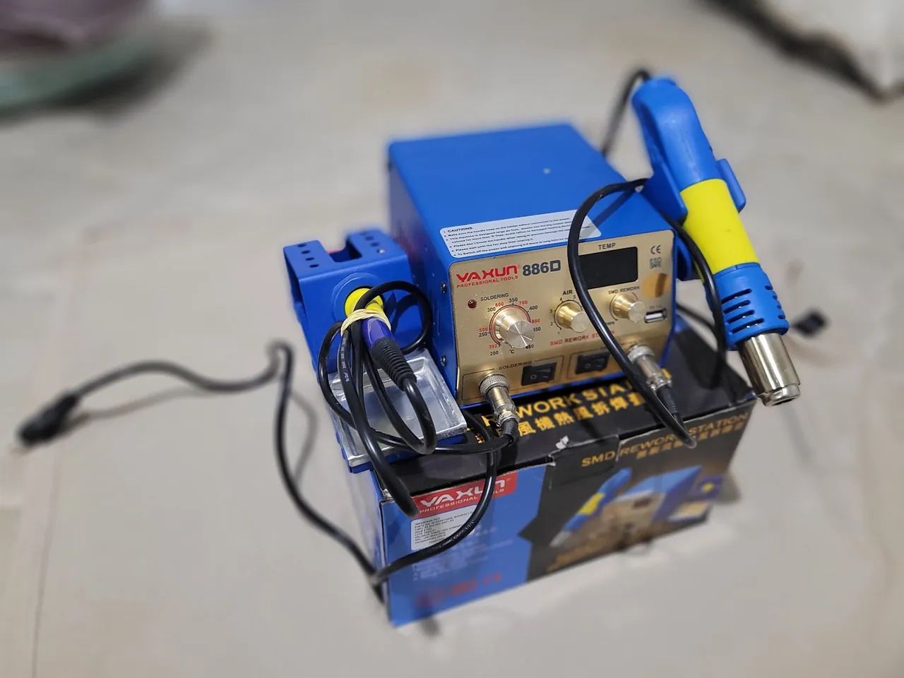 Estação de solda e ar quente. - Foto 2