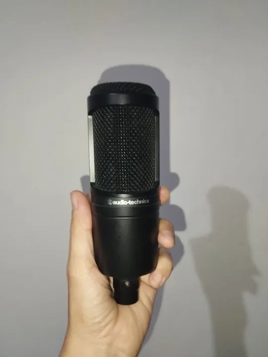 Microfone Condensador Profissional AT2020 Audiotechnica 