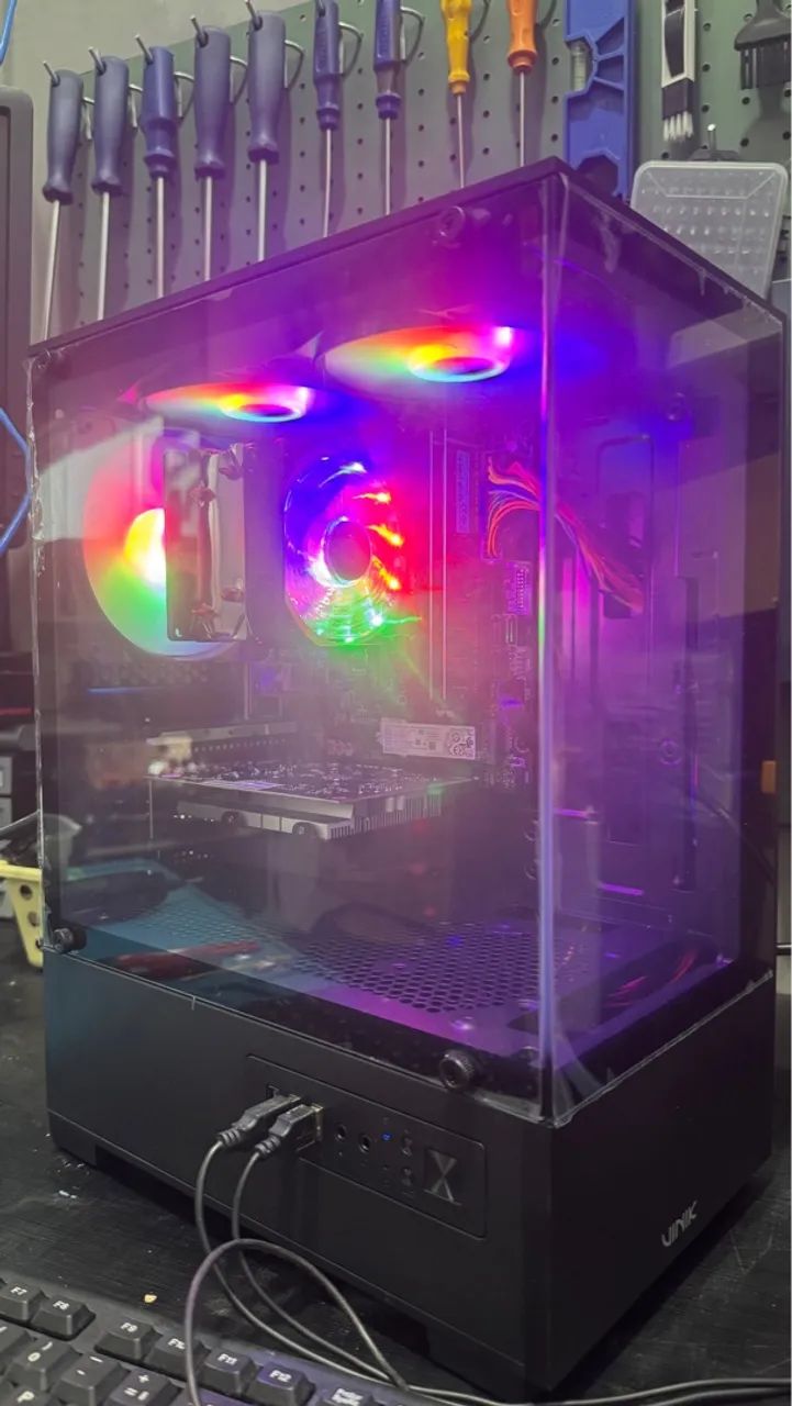 CPU gamer Intel xeon e3 1230 v2 16gb rx 550 4gb - Foto 3