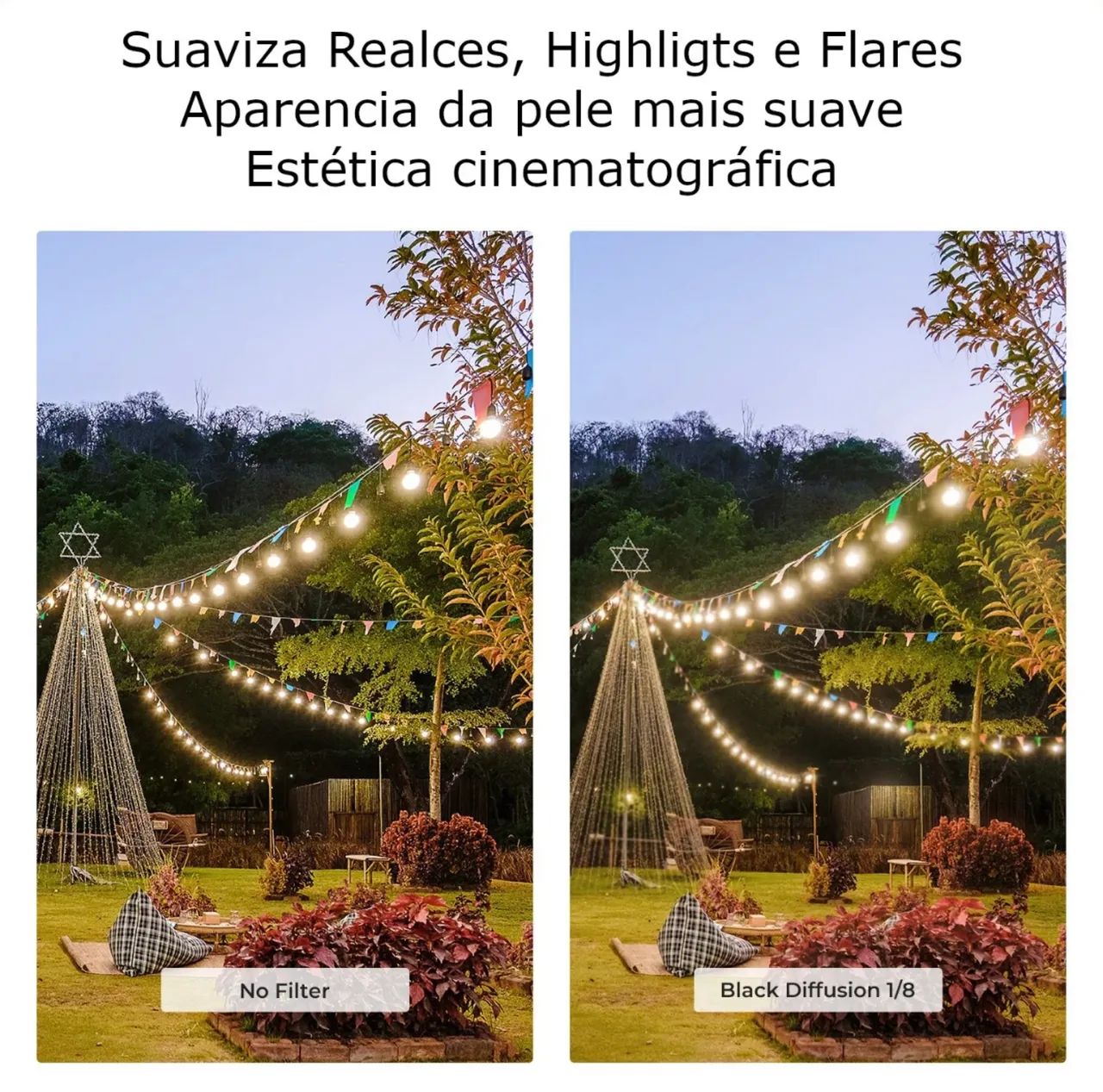 Filtro Black Mist Nano X 1/8 K&f Concept 82mm Difusão